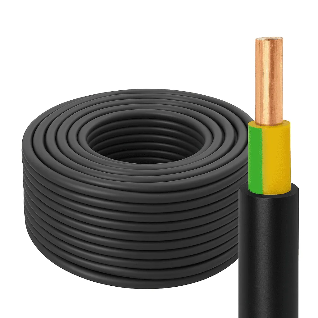 Erdungskabel NYY-J 1×16 mm² RE, 10-m-Ring – Produktfoto